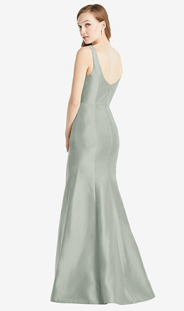 Back View - Willow Green Bella Bridesmaids Dress BB135
