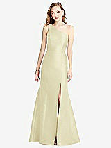 Front View Thumbnail - Butter Yellow Bella Bridesmaids Dress BB137