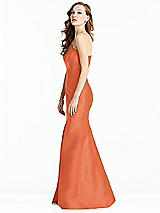 Side View Thumbnail - Portofino Orange Bella Bridesmaids Dress BB137