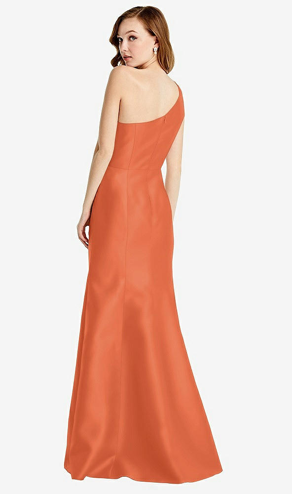 Back View - Portofino Orange Bella Bridesmaids Dress BB137
