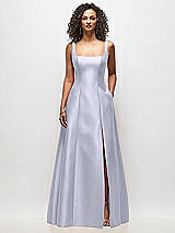 Front View Thumbnail - Silver Dove Sleeveless Square-Neck Princess Line Gown with Pockets