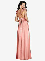 Alt View 1 Thumbnail - Rose Deep V-Neck Ruffle Cap Sleeve Maxi Dress with Convertible Straps