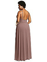 Alt View 3 Thumbnail - Sienna Diamond Halter Maxi Dress with Adjustable Straps