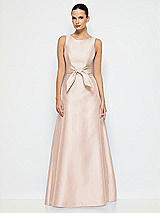 Alt View 1 Thumbnail - Cameo Jewel-Neck V-Back Maxi Dress with Mini Sash