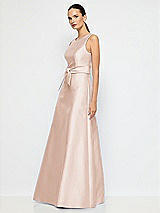 Alt View 2 Thumbnail - Cameo Jewel-Neck V-Back Maxi Dress with Mini Sash