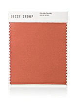 Front View Thumbnail - Terracotta Copper Whisper Satin Swatch