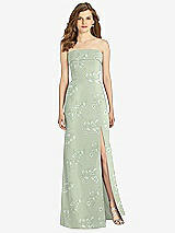 Front View Thumbnail - Vintage Primrose Sage Bella Bridesmaids Dress BB139