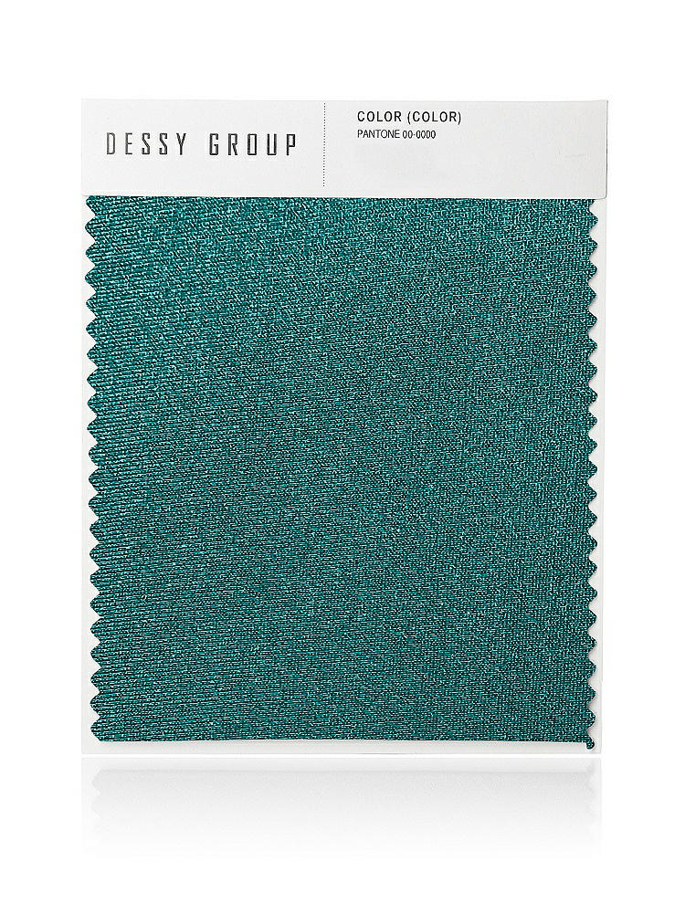 Front View - Peacock Teal Luxe Stretch Satin Swatch