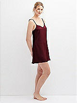 Alt View 6 Thumbnail - Cabernet Short Whisper Satin Slip