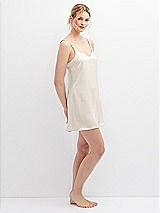 Alt View 6 Thumbnail - Ivory Short Whisper Satin Slip