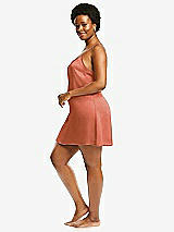 Alt View 2 Thumbnail - Terracotta Copper Short Whisper Satin Slip
