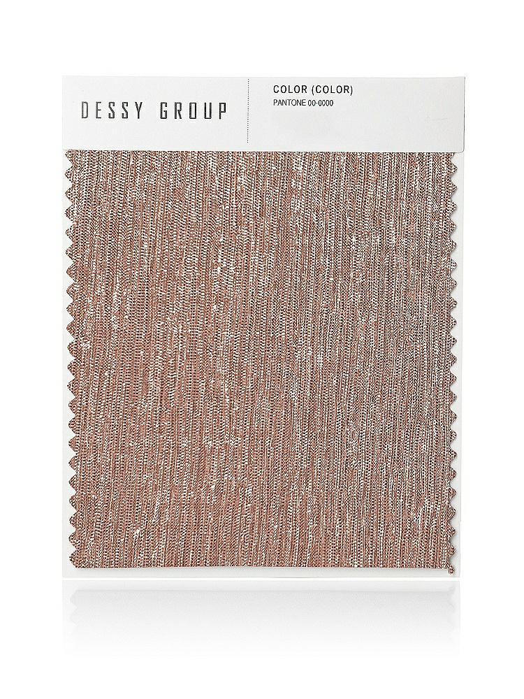 Front View - Metallic Sienna Pleated Metallic Swatch