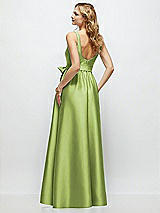 Rear View Thumbnail - Mojito Scoop-Neck Tank Bodice Maxi Dress with Full Skirt