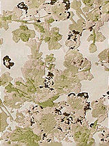Front View Thumbnail - Peridot Blush Abstract Floral Jacquard Fabric by the Yard