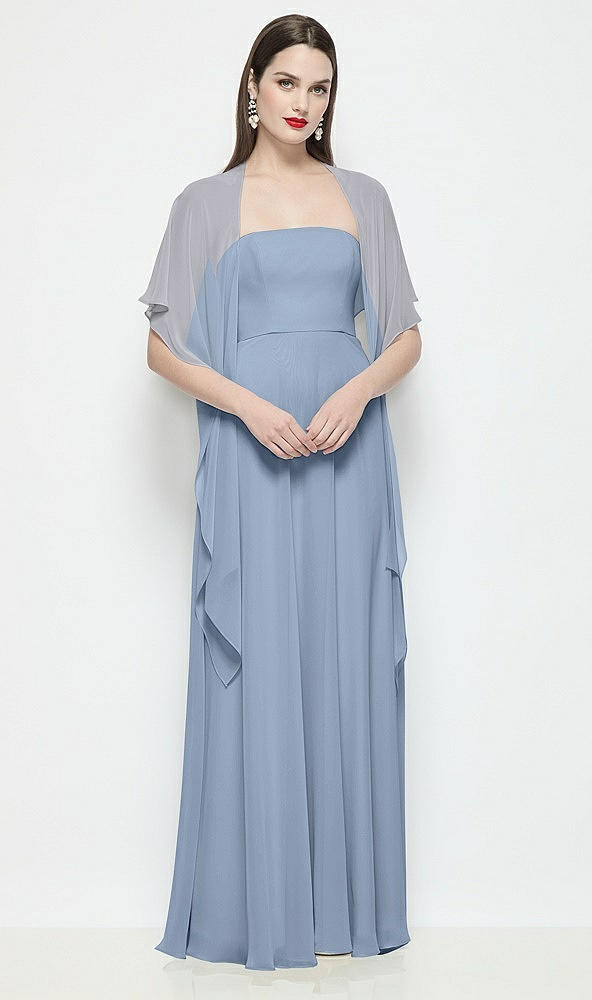 Front View - Cloudy Chiffon Flounce Cape