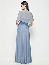 Rear View Thumbnail - Cloudy Chiffon Flounce Cape