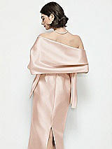 Rear View Thumbnail - Cameo Satin Wrap Stole
