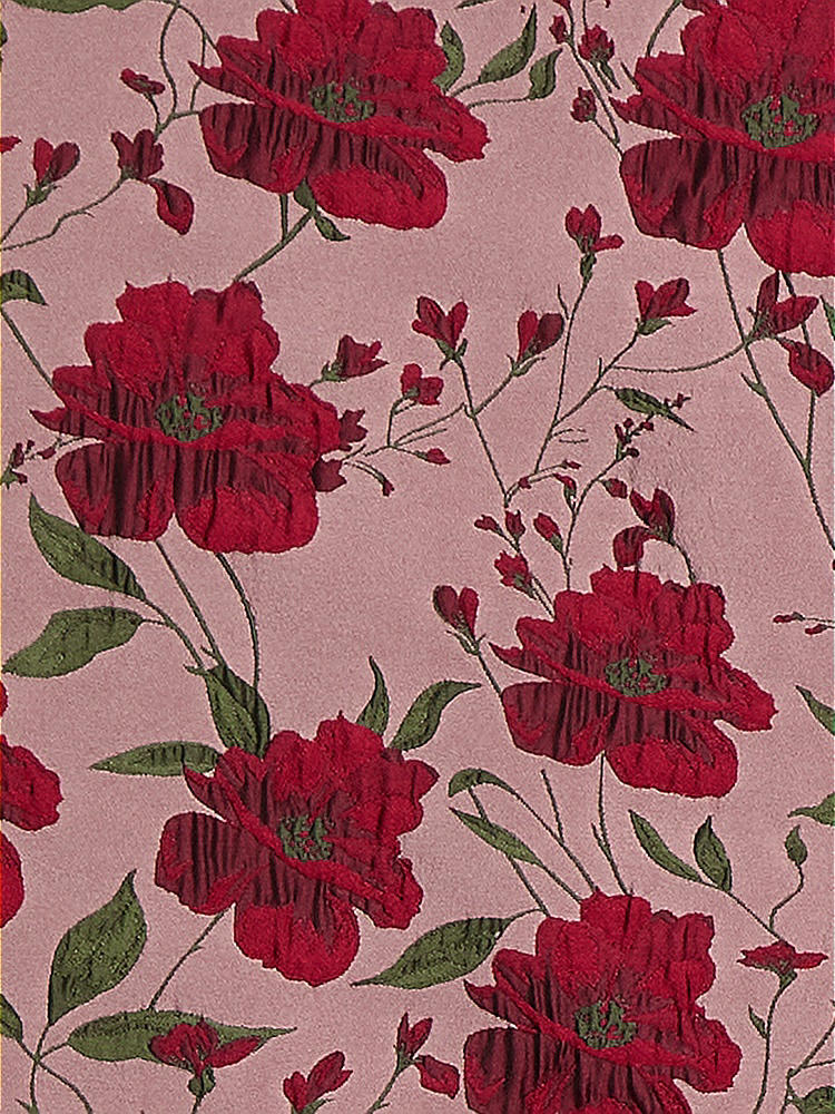 Front View - Wild Rose Wild Rose Brocade Fabric by the Yard