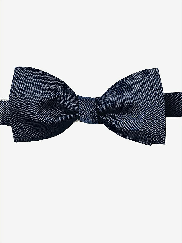 Front View - Midnight Navy Peau de Soie Bow Ties by After Six