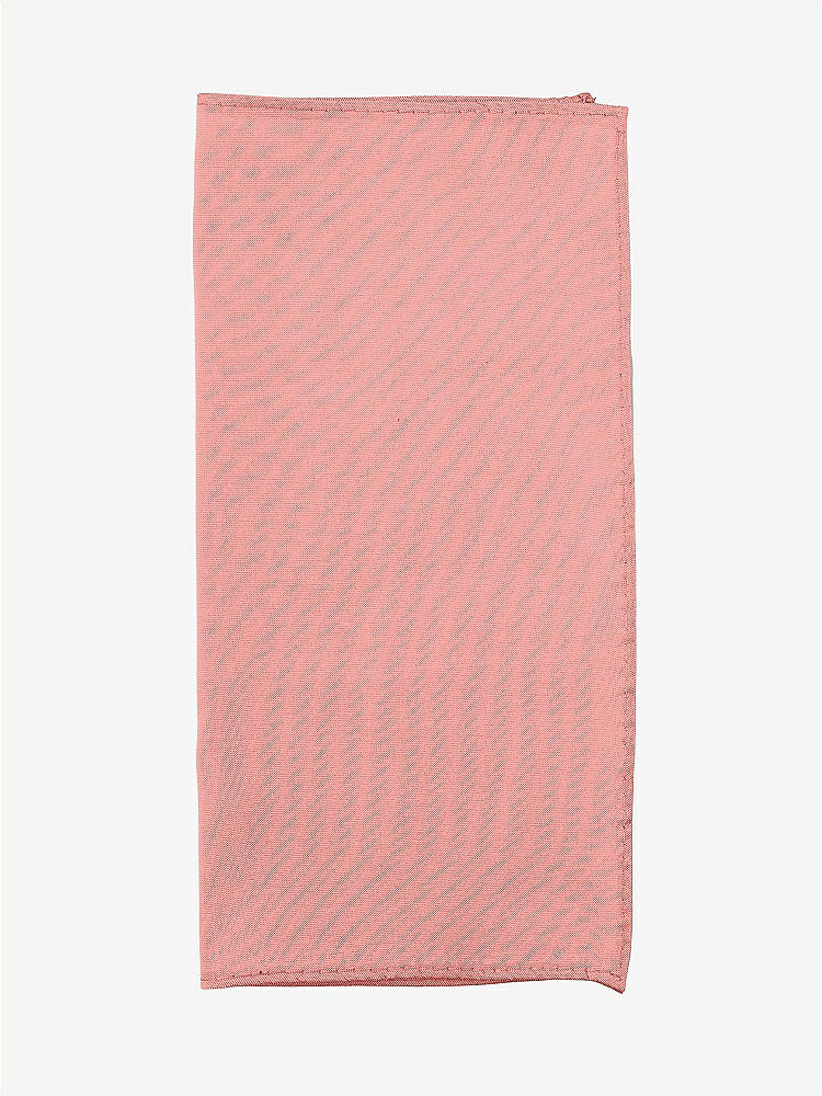 Front View - Apricot Peau de Soie Pocket Squares by After Six