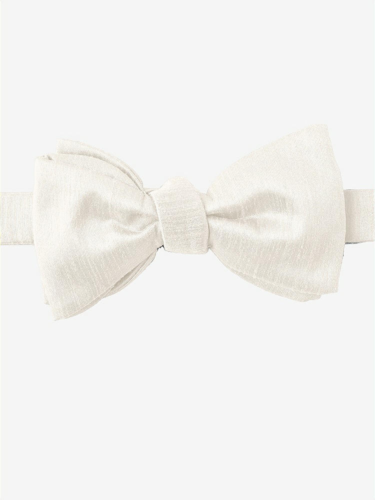 Front View - Ivory Dupioni Bow Ties by After Six