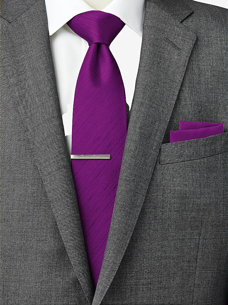 Back View - Dahlia Dupioni Pocket Squares by After Six