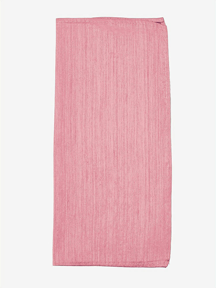 Front View - Papaya Dupioni Pocket Squares by After Six