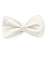 Front View Thumbnail - Ivory Dupioni Boy's Clip Bow Tie by After Six