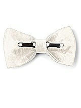 Rear View Thumbnail - Ivory Dupioni Boy's Clip Bow Tie by After Six