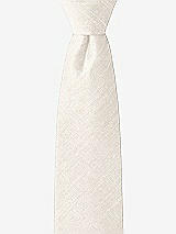 Front View Thumbnail - Ivory Dupioni Boy's 14" Zip Necktie by After Six