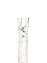 Front View Thumbnail - Ivory Zipper - 24" hidden