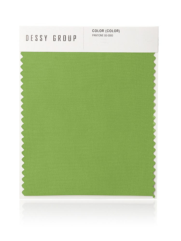 Front View - Peridot Green Lux Chiffon Swatch