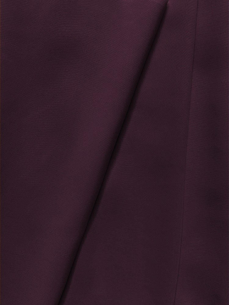 Front View - Deep Plum Lux Chiffon Fabric by the Yard