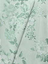 Front View Thumbnail - Mint Green Floral Lux Chiffon Fabric by the Yard