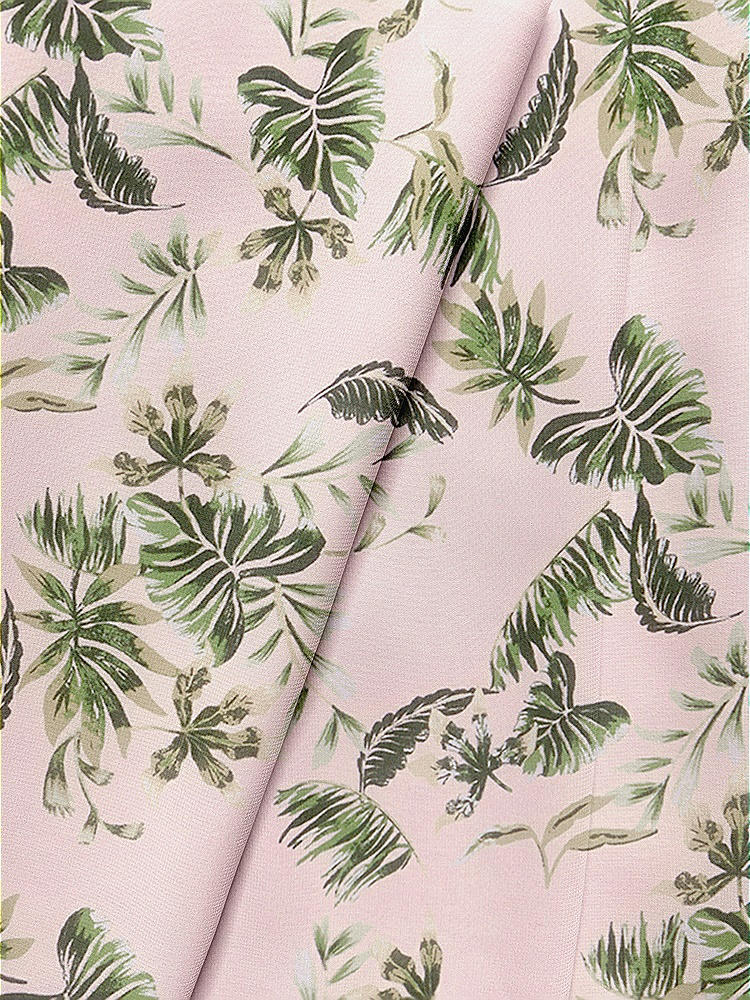 Front View - Palm Beach Print Lux Chiffon Fabric by the Yard