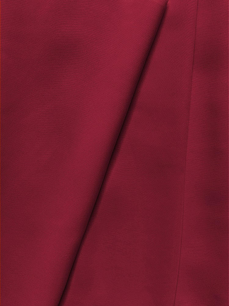 Front View - Burgundy Lux Chiffon Fabric by the Yard