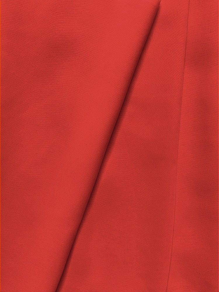 Front View - Poppy Red Lux Chiffon Fabric by the Yard