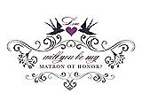 Front View Thumbnail - Concord & Orchid Will You Be My Matron of Honor Card - Classic