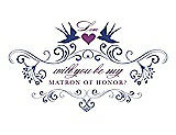 Front View Thumbnail - Sailor & Orchid Will You Be My Matron of Honor Card - Classic