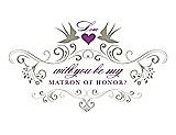 Front View Thumbnail - Twig & Orchid Will You Be My Matron of Honor Card - Classic