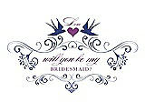 Front View Thumbnail - Sailor & Orchid Will You Be My Bridesmaid Card - Classic