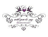 Front View Thumbnail - Smashing & Orchid Will You Be My Bridesmaid Card - Classic