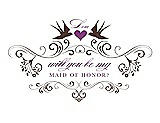 Front View Thumbnail - Brownie & Orchid Will You Be My Maid of Honor Card - Classic