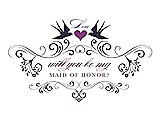 Front View Thumbnail - Concord & Orchid Will You Be My Maid of Honor Card - Classic