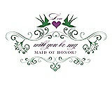 Front View Thumbnail - Ivy & Orchid Will You Be My Maid of Honor Card - Classic
