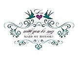 Front View Thumbnail - Jade & Orchid Will You Be My Maid of Honor Card - Classic