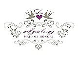 Front View Thumbnail - Twig & Orchid Will You Be My Maid of Honor Card - Classic