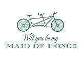 Front View Thumbnail - Meadow & Cornflower Will You Be My Maid of Honor - Bike