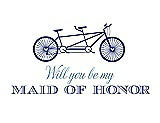 Front View Thumbnail - Sailor & Cornflower Will You Be My Maid of Honor - Bike