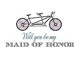 Front View Thumbnail - Smashing & Cornflower Will You Be My Maid of Honor - Bike